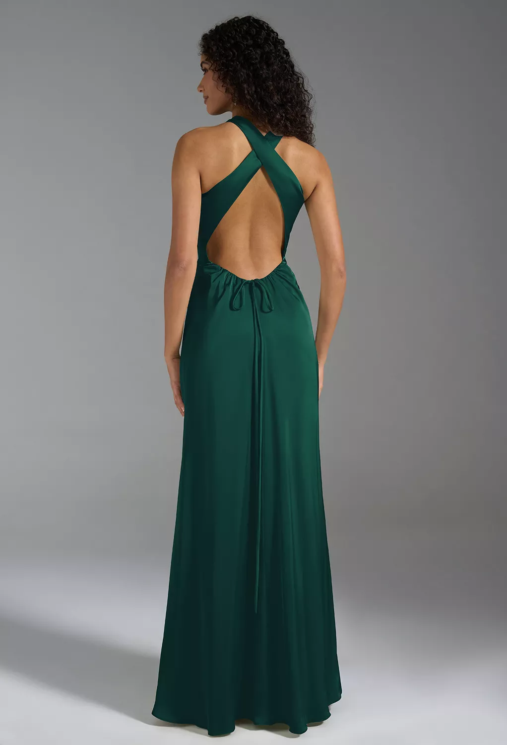 AW Xanthe Hunter Green  Cocktail Wedding Guest Dresses
